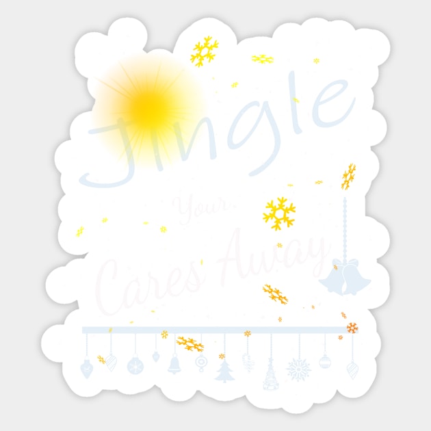 Jingle Your Cares Away Sticker by Handie